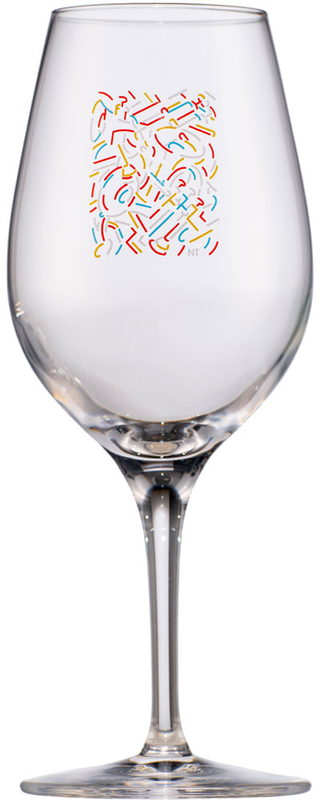 TRUMPET - Konservi Glas " Jazz " gestaltet von Niklaus Troxler
