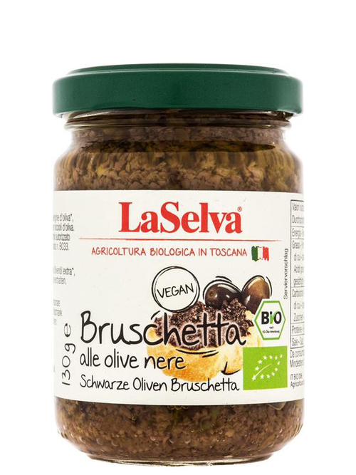 Bruschetta aus schwarzen Oliven 130g