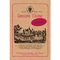 Nachdruck erstes Weinbuch / Jubiläumsversand