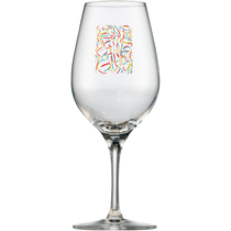 SAX - Konservi Glas " Jazz " gestaltet von Niklaus Troxler
