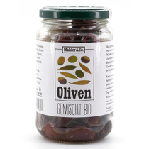 Gemischte Oliven ohne Stein, mariniert, 170g