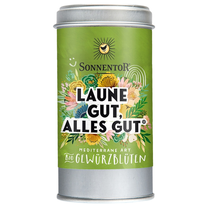 Mediterrane Gewürzblüten, Laune gut, alles gut, Streudose 25g